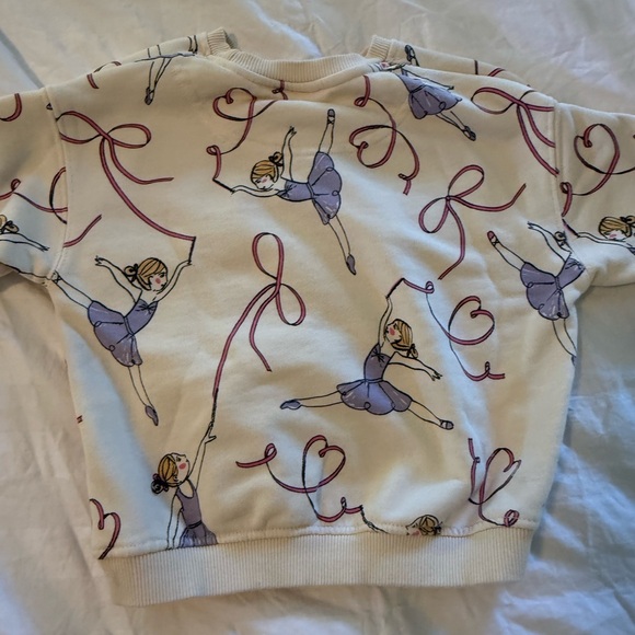 Zara girls Printed Ballerina Sweatshirt - Picture 3 of 7